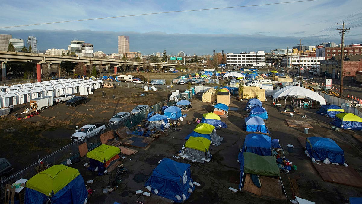Homeless camps in OR