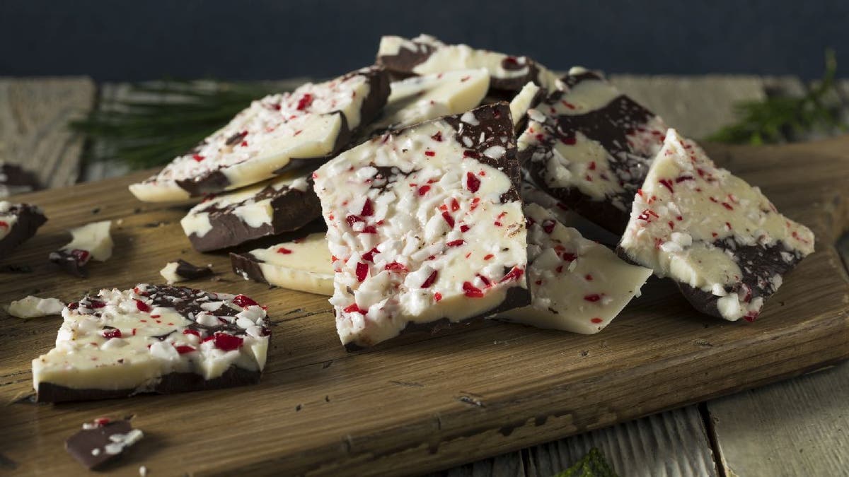 Peppermint bark