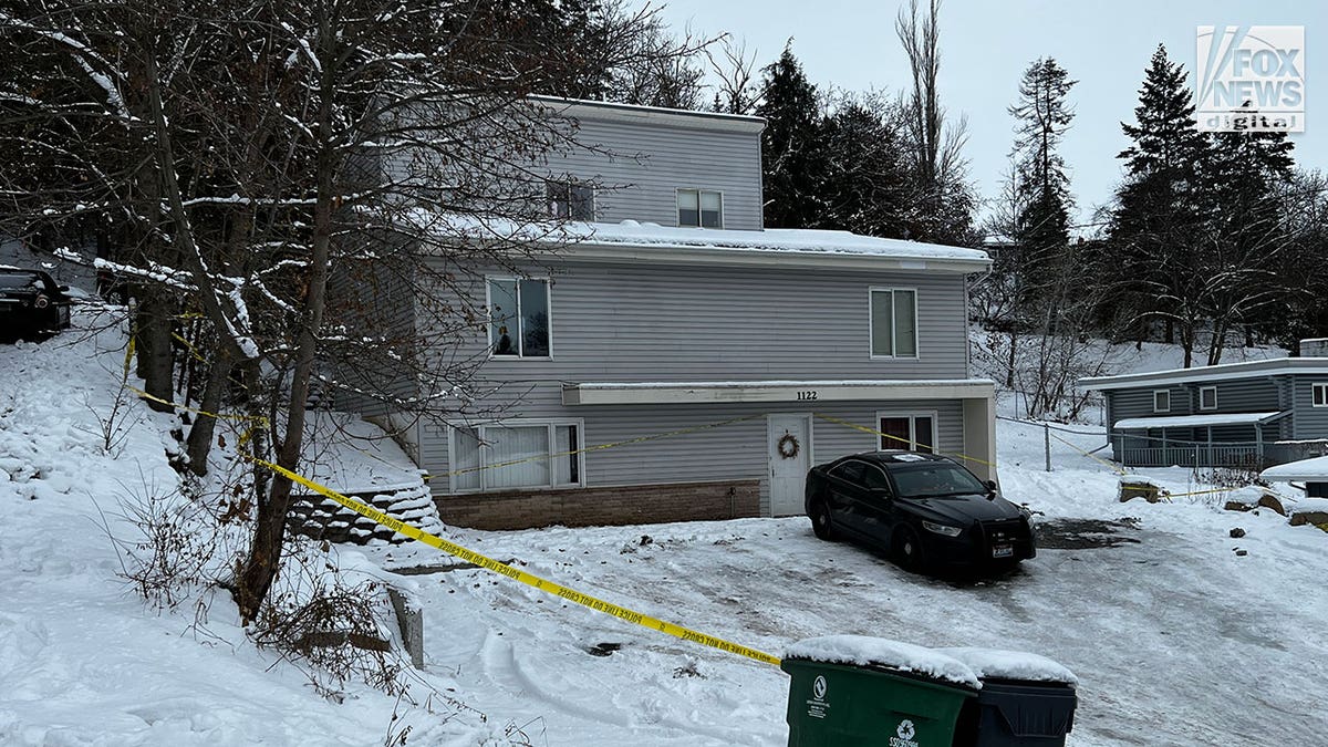 University of Idaho home where four students were killed is snowed in