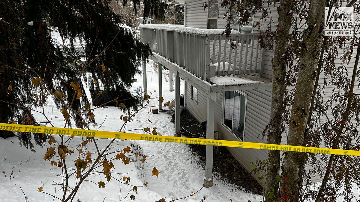 University of Idaho home where four students were killed is snowed in