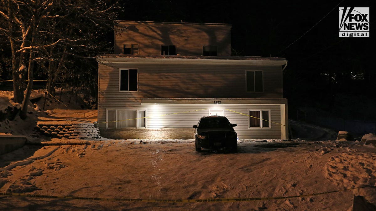 Crime scene house where 4 University of Idaho students were killed during night