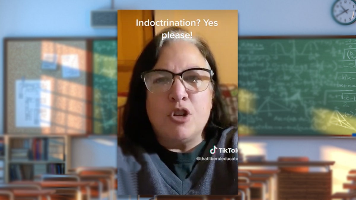 Liberal educator Heather Marie Godbout says, "Indoctrination? Yes please."