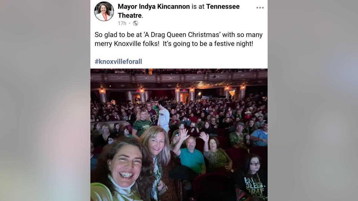 Facebook post of Knoxville Mayor Indya Kincannon