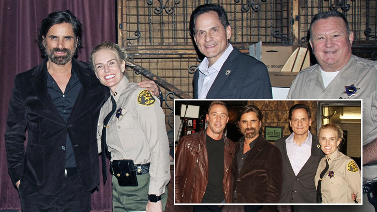John Stamos and Kyle Lowder Days of Our Lives Los Angeles Sheriffs Department