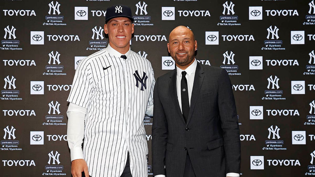 Aaron Judge and Derek Jeter