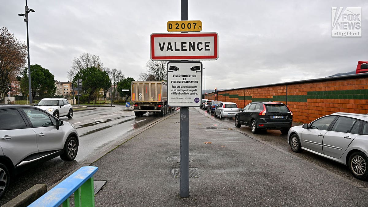 Valence sign and buildings during the day