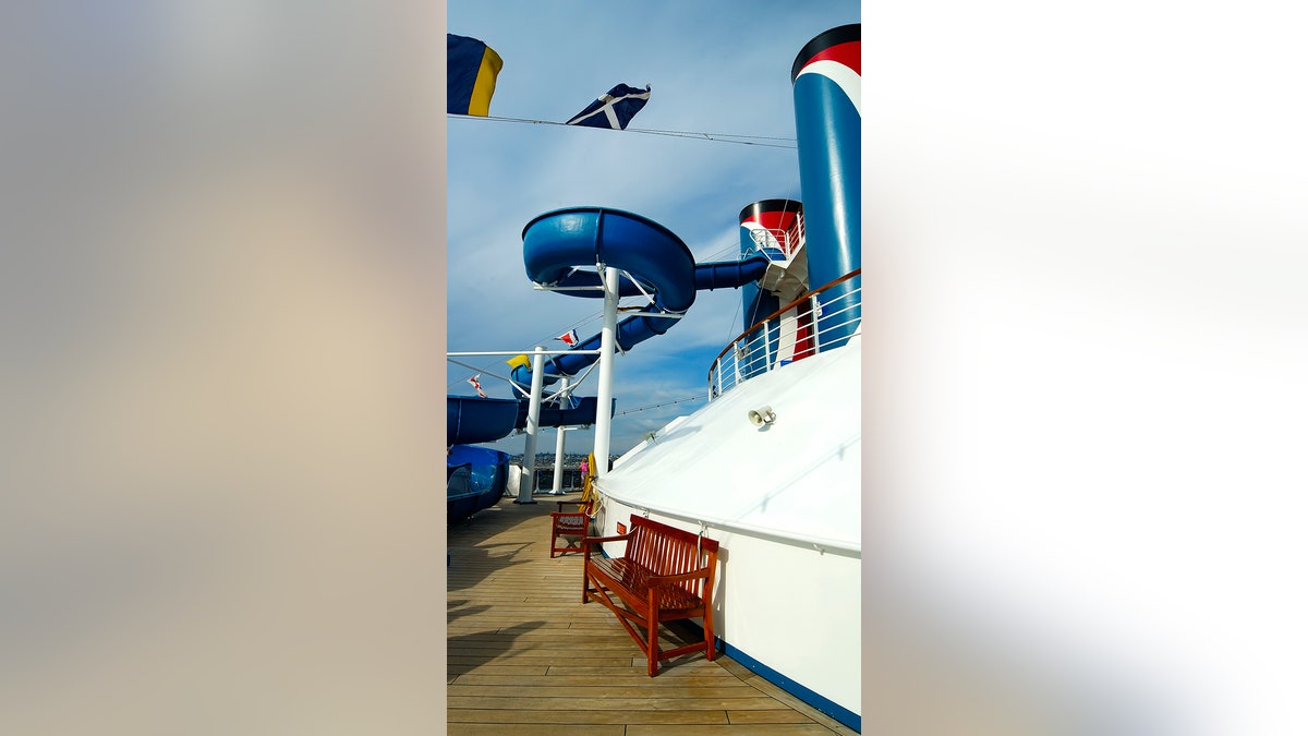 cruise ship water slide
