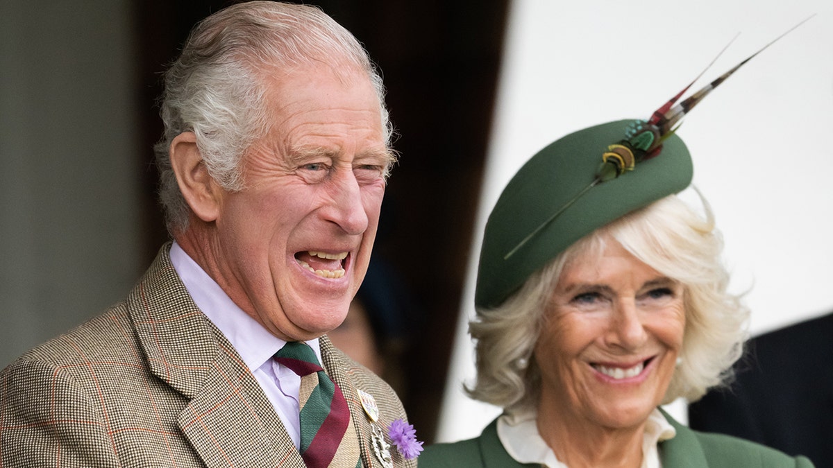 King Charles and Camilla Parker Bowles at Braemar Games in Scotland