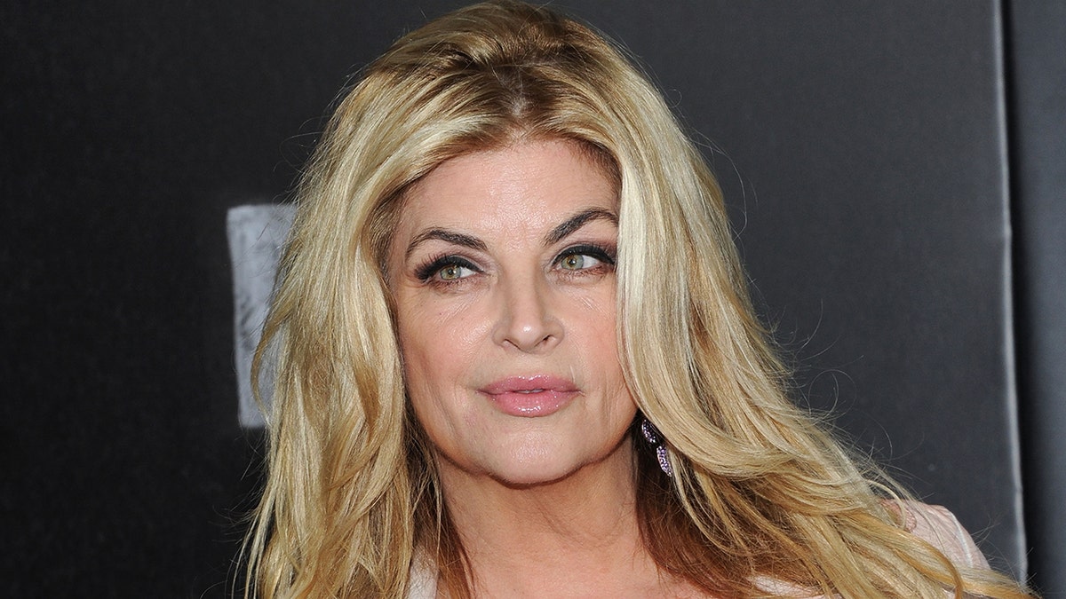 Kirstie Alley on red carpet