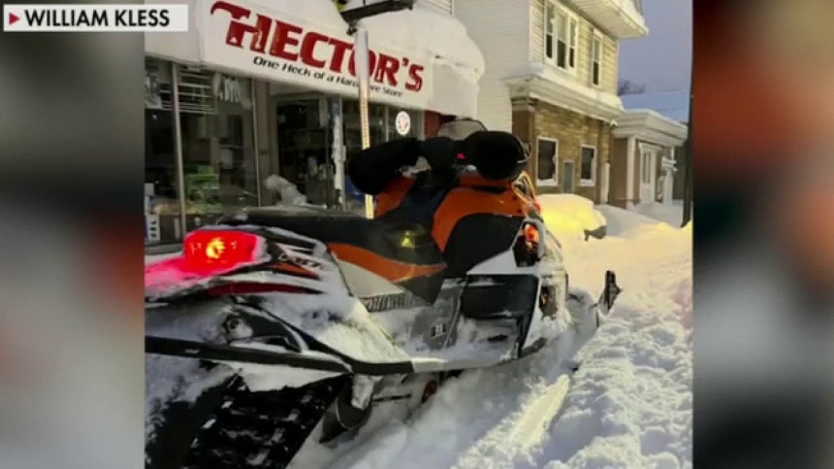 Buffalo friends take to streets on snowmobiles to rescue locals