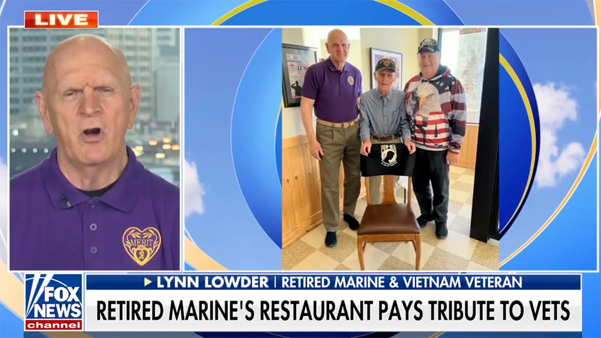 diner veteran three men