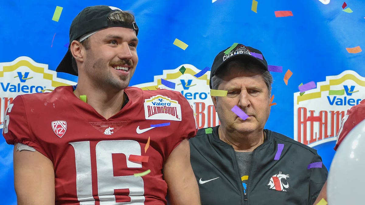 Gardner Minshew and Mike Leach