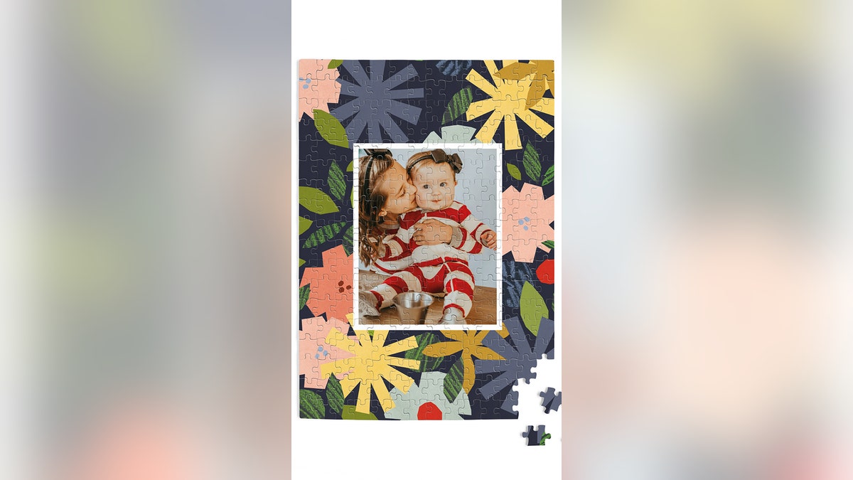 minted flower puzzle photo