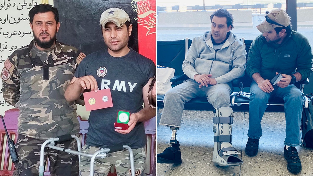 Afghan war veterans in Afghanistan, then America