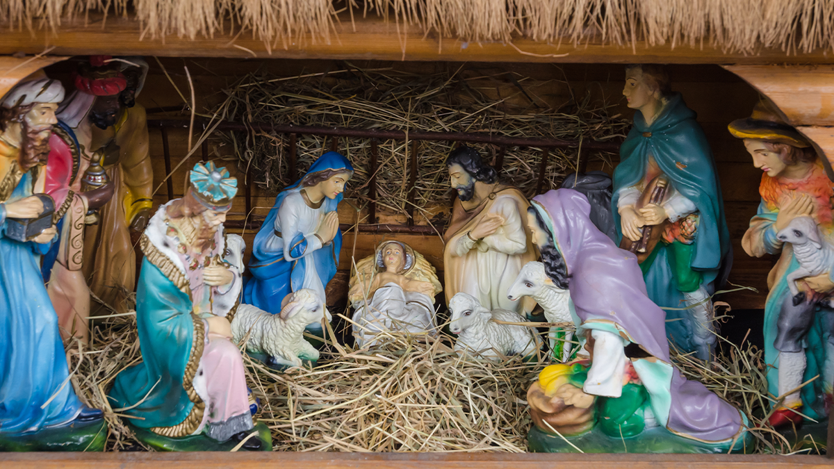 Nativity scene in Ukraine