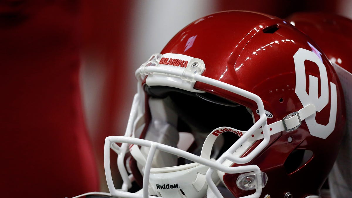 Oklahoma Football Helmet