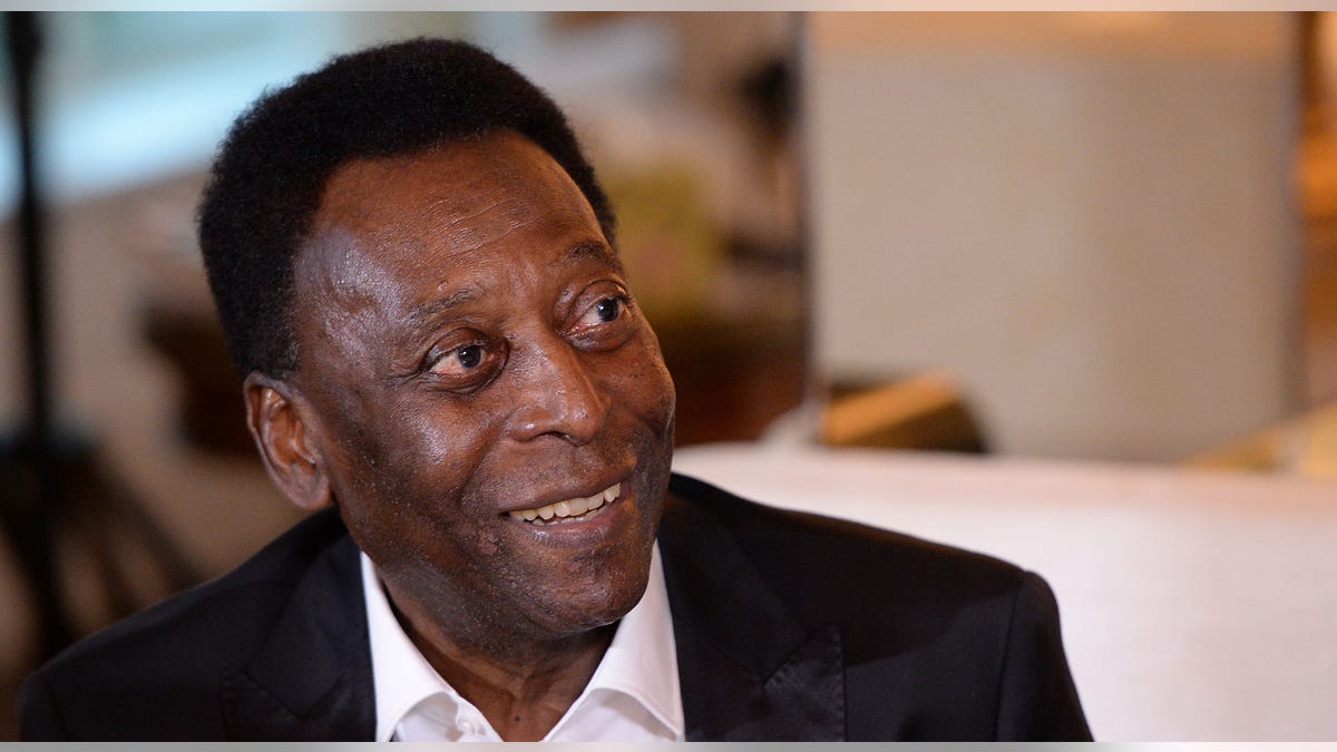 Pele smiling