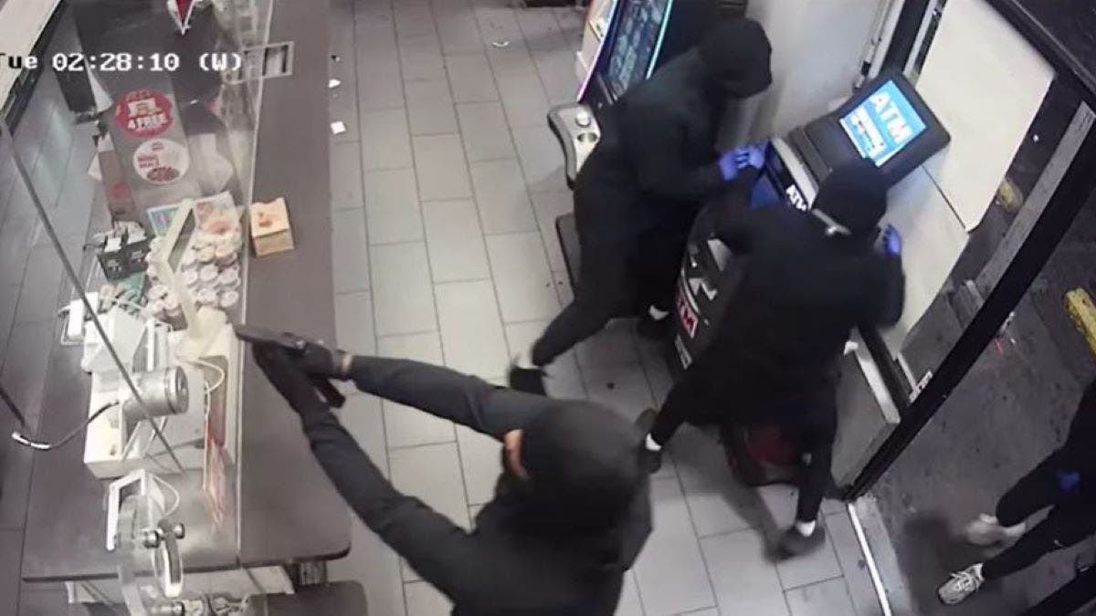 Surveillance video from Philadelphia gas station