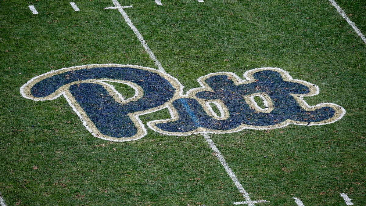 Pitt logo on field