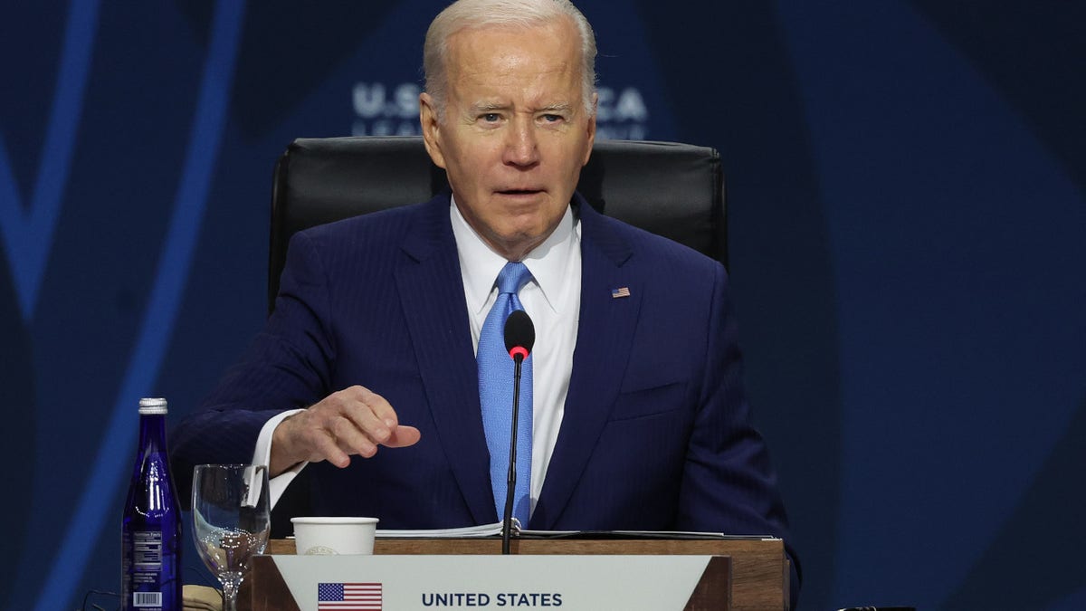 President Joe Biden speaks at the 2022 U.S.-Africa Leaders Summit