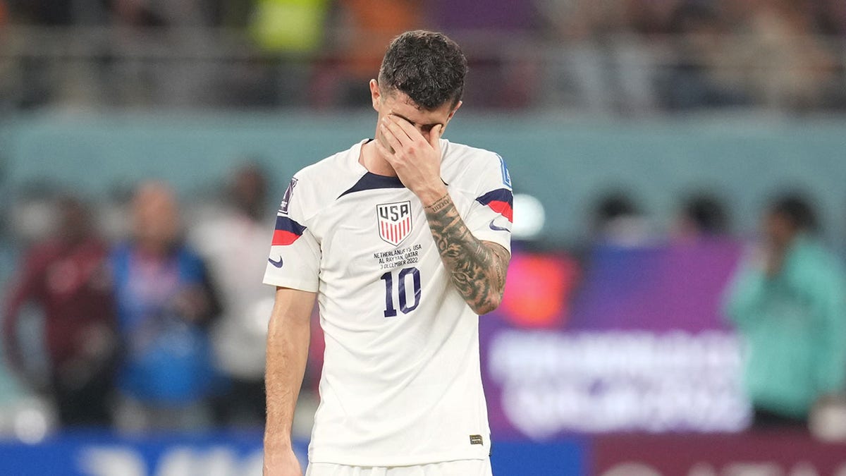 Christian Pulisic reacts to loss