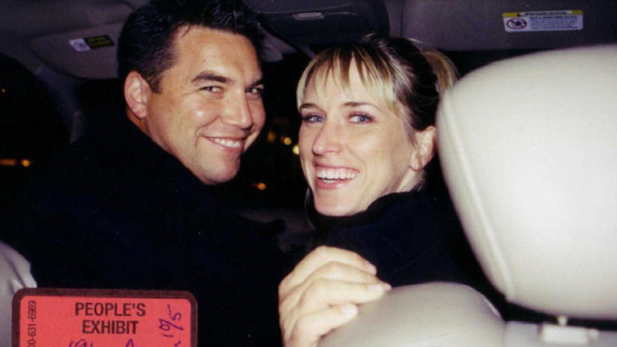 Scott Peterson with Amber Frey smiling