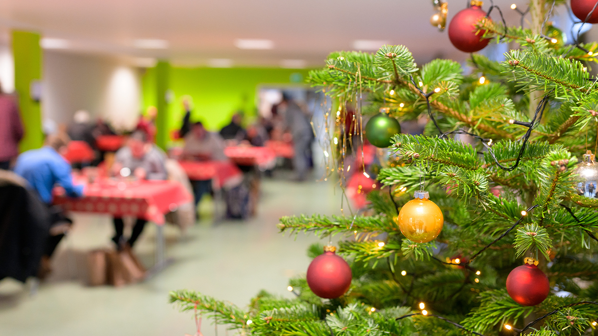 Christmas tree with ornaments