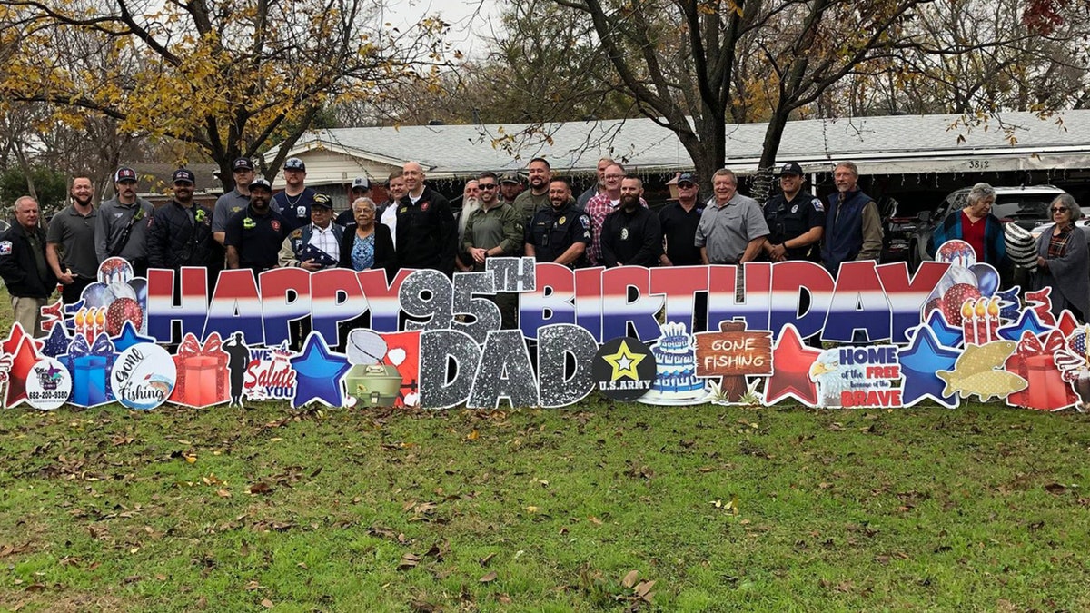 tx veteran parade birthday sign