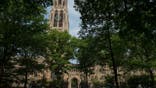 Harkness Tower stands on the Yale University campus in New Haven, Connecticut, U.S., on Friday, June 12, 2015. Yale University is an educational institute that offers undergraduate degree programs in art, law, engineering, medicine, and nursing as well as graduate level programs.