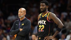 Deandre Ayton, Suns coach exchange words in heated moment on bench during loss to Wizards