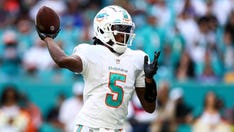 Dolphins' Teddy Bridgewater says he had 'good talk with good friends' Stevie Wonder and Ray Charles