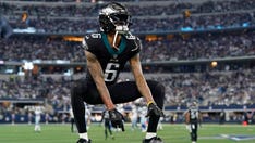 Eagles' DeVonta Smith pretends to steal from Salvation Army kettle in touchdown celebration vs Cowboys