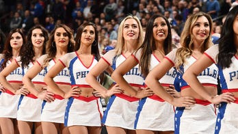 76ers fan claps back at trolls who said his fiancée, a Sixers dancer, is out of his league