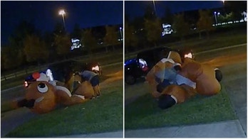 Texas family offers reward for 16-foot Rudolph reindeer stolen from front yard, caught on doorbell video