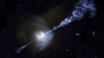 Supermassive black hole devours a star, blasts its remains at Earth