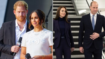 Meghan Markle and Prince Harry jockey for attention as Prince William, Kate Middleton make history in US