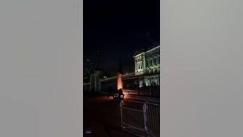 WATCH: Man sets fire at Buckingham Palace gates, police tackle him to ground as blaze continues