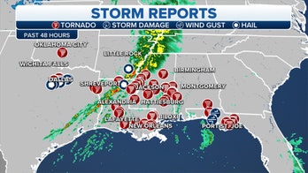 Severe weather shifts toward Florida, Southeast