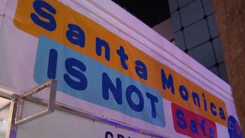 Santa Monica property owners post sign in shopping area saying city 'is not safe' due to crime, homelessness