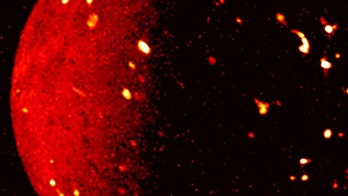 Striking NASA image reveals Io's volcano-laced surface