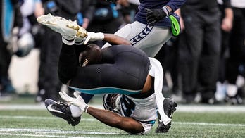 Panthers' Terrace Marshall Jr. makes incredible leg catch as Carolina uses lucky breaks to pick up win