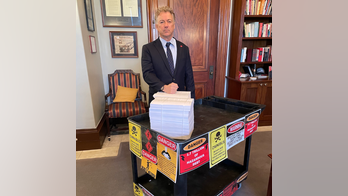 Sen. Rand Paul mocks massive $1.7 trillion omnibus bill: 'Hazardous Debt'