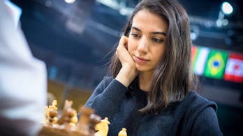 Female Iranian chess player competes at tournament without wearing hijab
