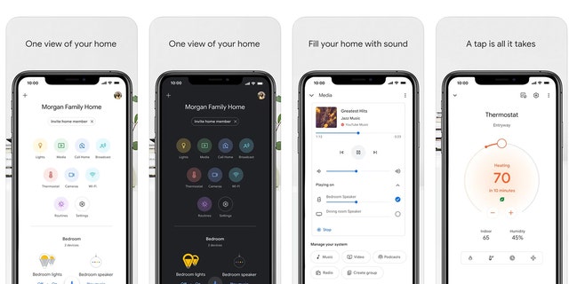 Google Home app allows you to ask questions and launch apps.