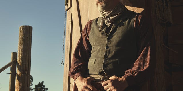 James Badge Dale as John Dutton Sr in "1923," the prequel to "Yellowstone."
