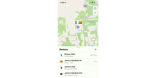 Use the Find My app to locate your MacBook.