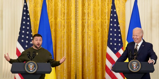 "Ukraine never asked that Americans soldiers fight on our land instead of us," said Zelenskyy. "I assure you that Ukrainian soldiers can perfectly operate American and planes themselves." 