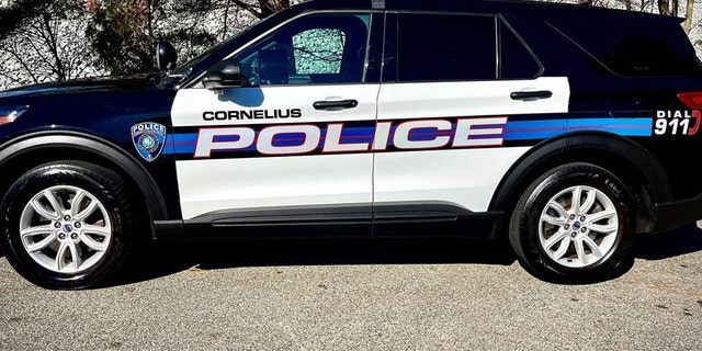 A Cornelius Police Department vehicle.