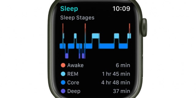 The Apple Watch can track your sleep stages.