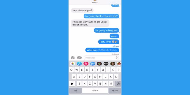 You can use the bubble effect to change the way that your iMessage bubbles look when they send.